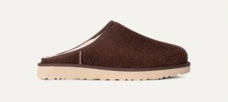 Klassisches Slip-On-Wildleder aus zotteligem Material
